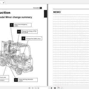 Mitsubishi Forklift FB10HCA1 Service Manual 1