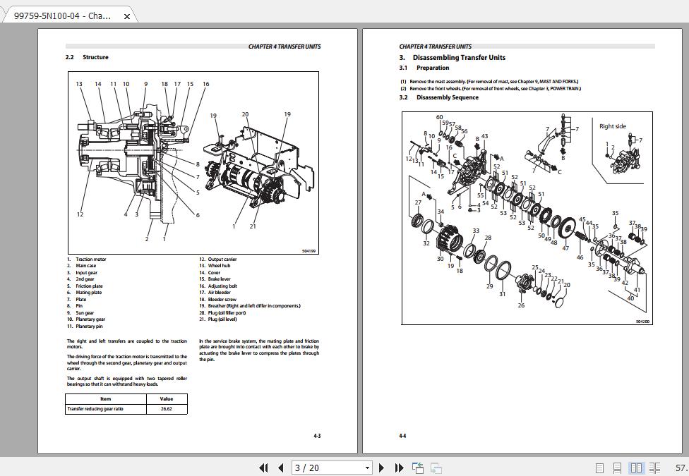 Mitsubishi Forklift FB15PNT Service Manual 2 1