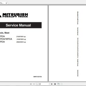 Mitsubishi Forklift FB15TCA Service Manual 1