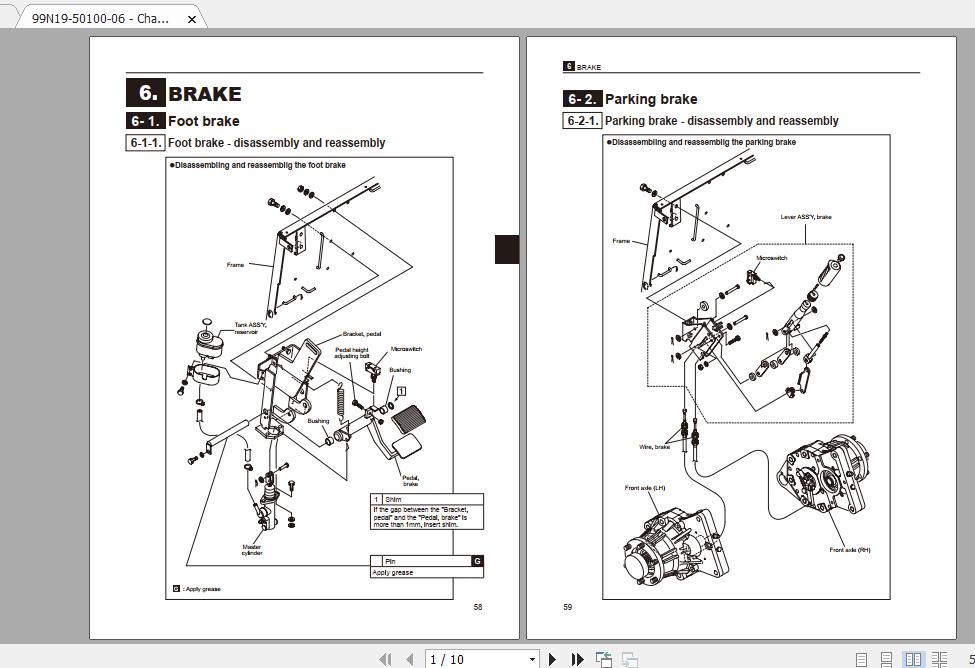 Mitsubishi Forklift FB15TCA Service Manual 2