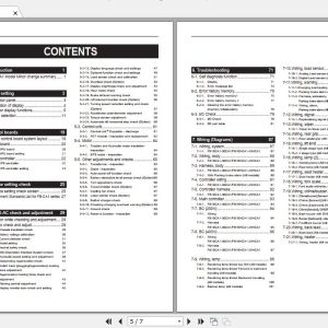 Mitsubishi Forklift FB25HCA1 Service Manual 1
