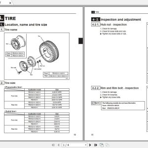 Mitsubishi Forklift FB30CA1J Service Manual 1