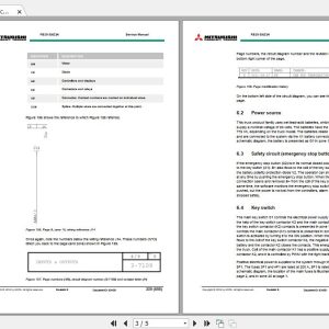 Mitsubishi Forklift FB30N Service Manual 2
