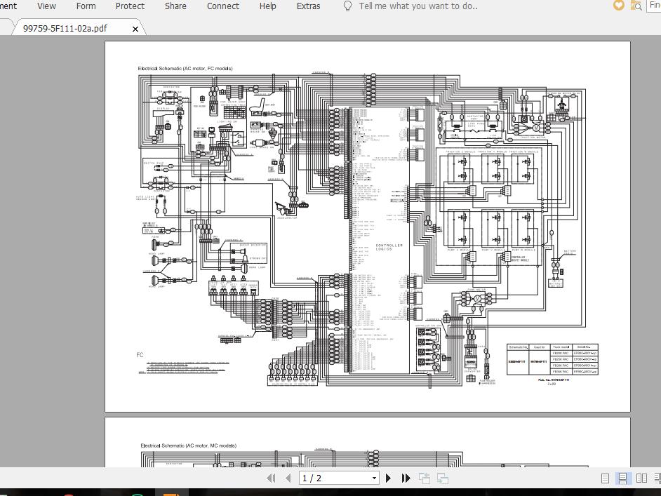Mitsubishi Forklift FB35K PAC Service Manual 2