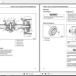 Mitsubishi Forklift FBC18LN Service Manual 2
