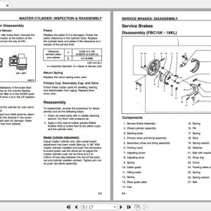 Mitsubishi Forklift FBC20K Service Manual 1