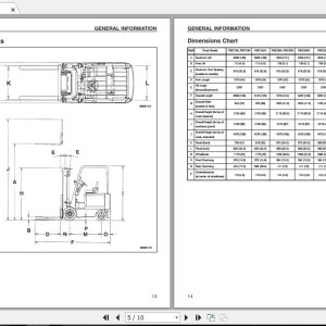 Mitsubishi Forklift FBC20N Service Manual 1