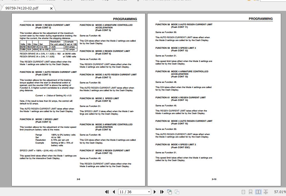 Mitsubishi Forklift FBC25KL Service Manual 2