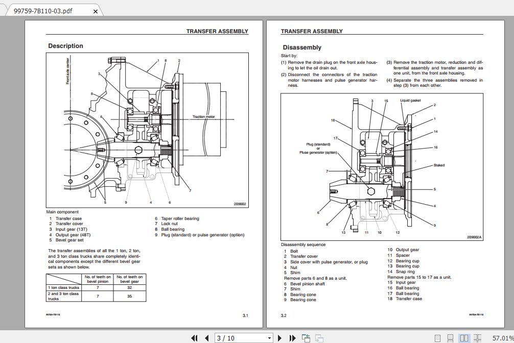 Mitsubishi Forklift FBC30N Service Manual 1