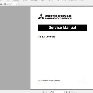 Mitsubishi Forklift FBC40N Service Manual 1