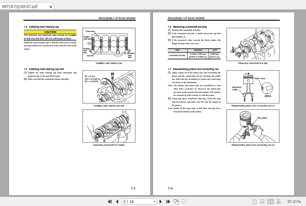 Mitsubishi Forklift FD10N Service Manual 2