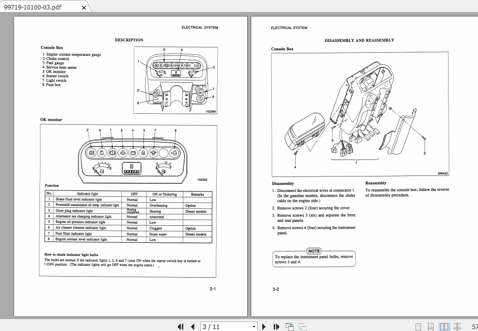 Mitsubishi Forklift FD10 Service Manual 2
