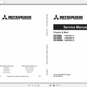 Mitsubishi Forklift FD120NZ Service Manual 1