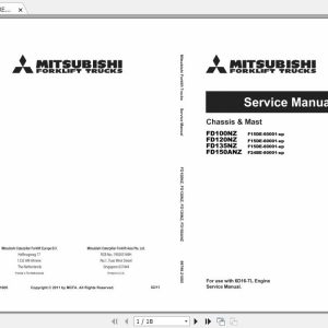 Mitsubishi Forklift FD135NZ Service Manual 1