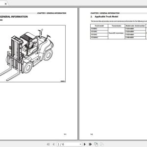 Mitsubishi Forklift FD150ANZ Service Manual 1