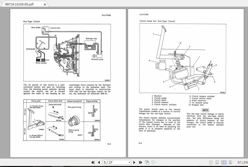 Mitsubishi Forklift FD18 Service Manual 2
