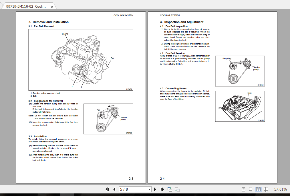 Mitsubishi Forklift FD20N Service Manual 2