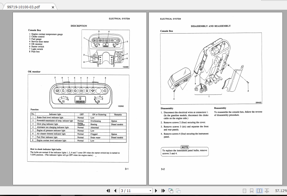 Mitsubishi Forklift FD25 Service Manual 2