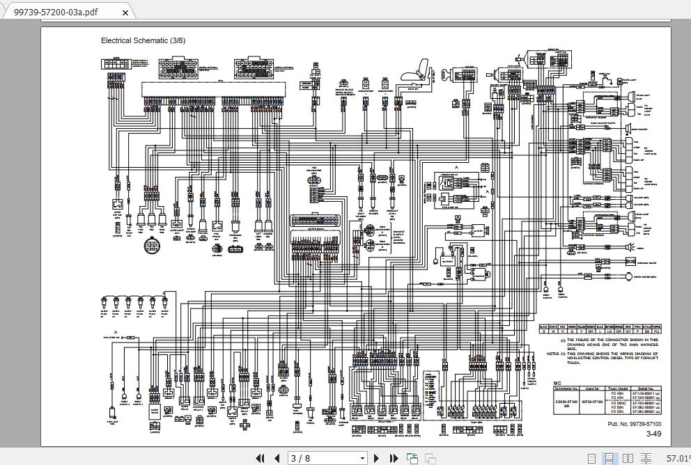 Mitsubishi Forklift FD50CN Service Manual 2