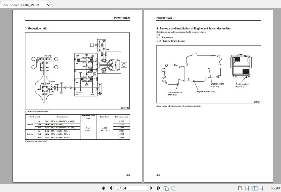 Mitsubishi Forklift FD90N Service Manual 2