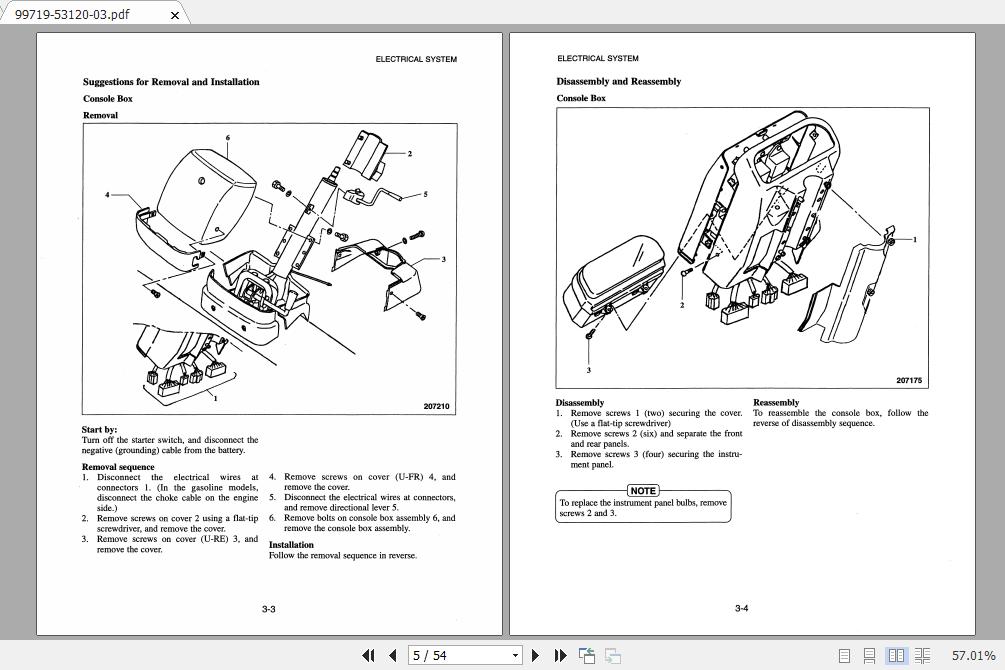 Mitsubishi Forklift FG18K FC Service Manual 2