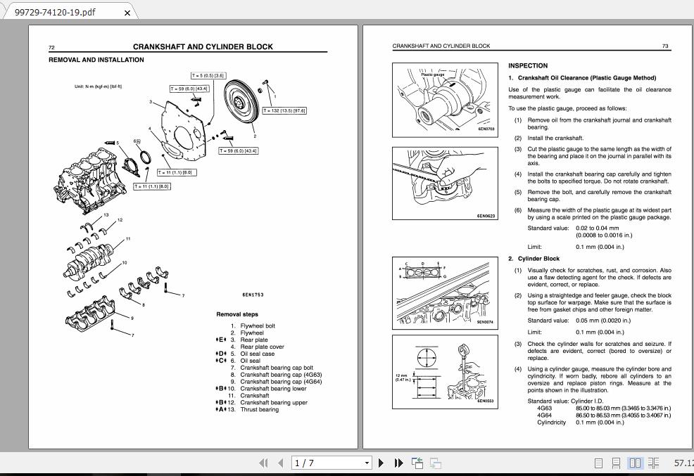 Mitsubishi Forklift FG20K MC Service Manual 2