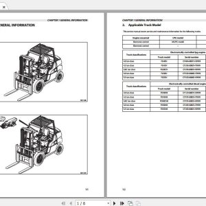 Mitsubishi Forklift FG55N Service Manual 1