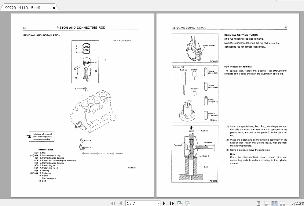 Mitsubishi Forklift FGC20K Service Manual 3