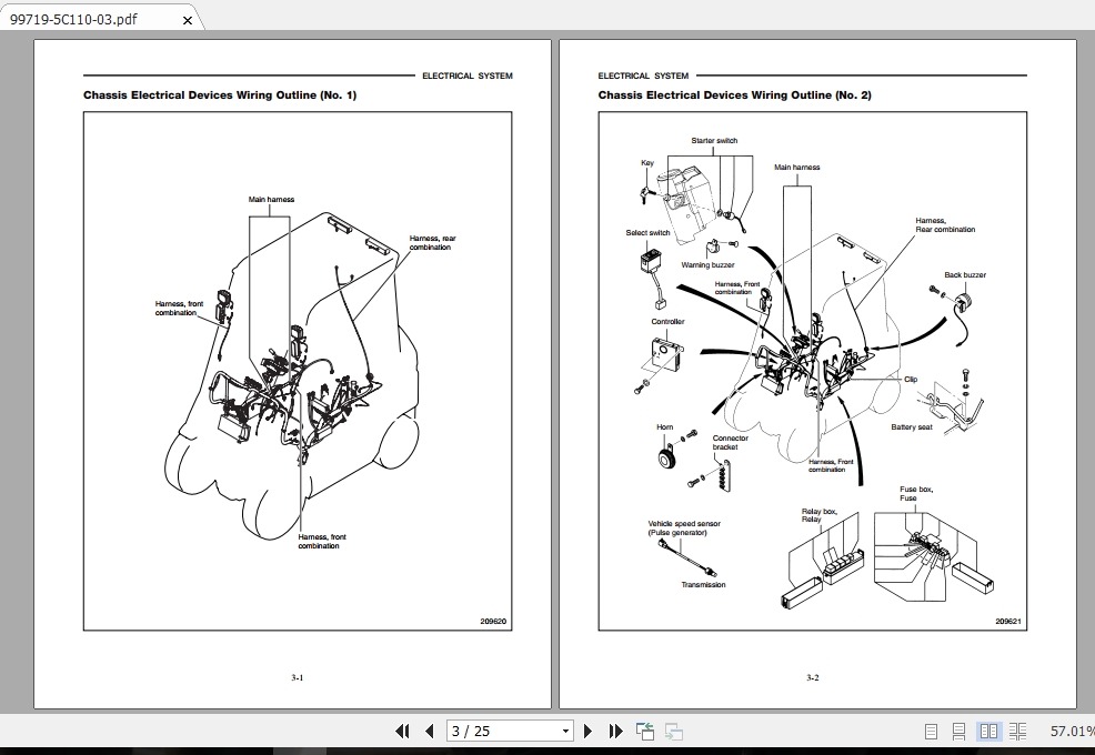 Mitsubishi Forklift FGC20N HO Service Manual 2