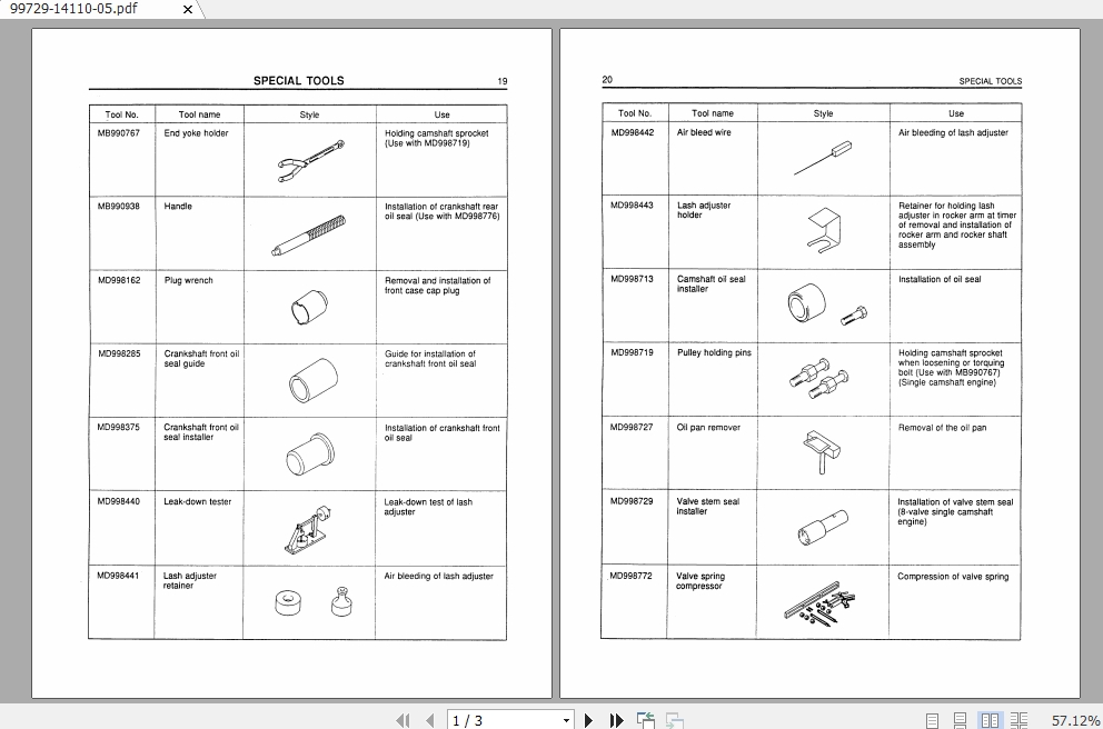 Mitsubishi Forklift FGC25K HO Service Manual 2
