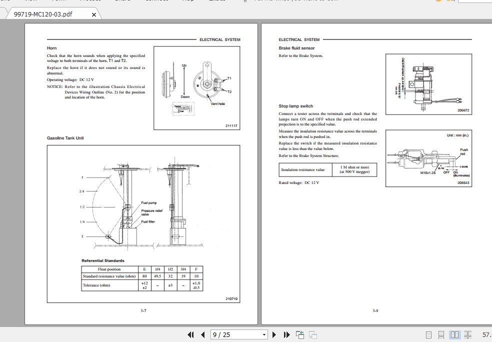 Mitsubishi Forklift FGC25N Service Manual 2