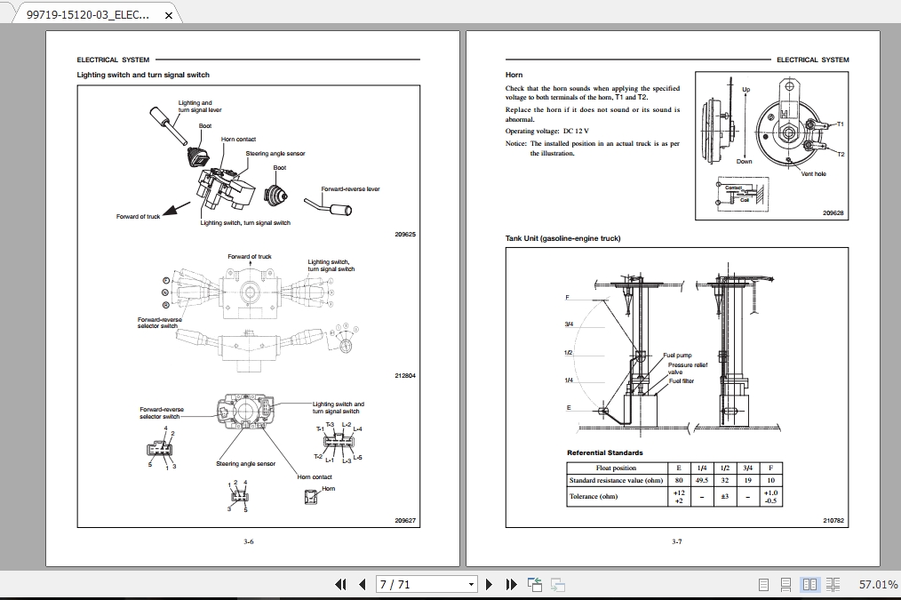 Mitsubishi Forklift FGE30N Service Manual 2