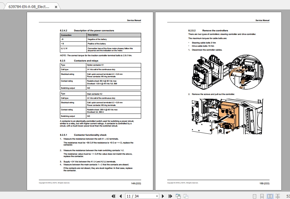 Mitsubishi Forklift OPB12N2FP Service Manual 2