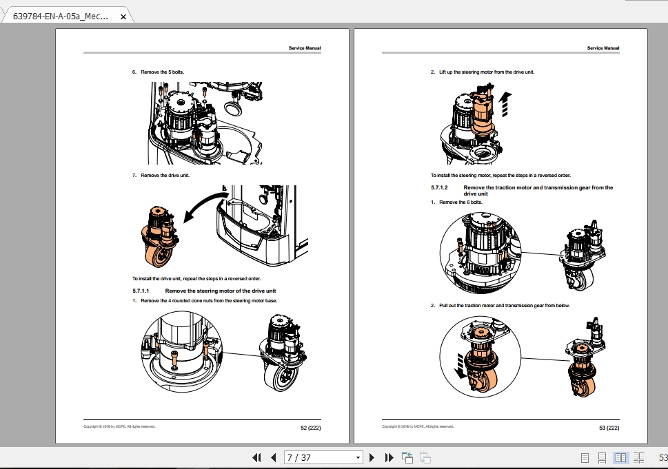 Mitsubishi Forklift OPB20N2P Service Manual 2