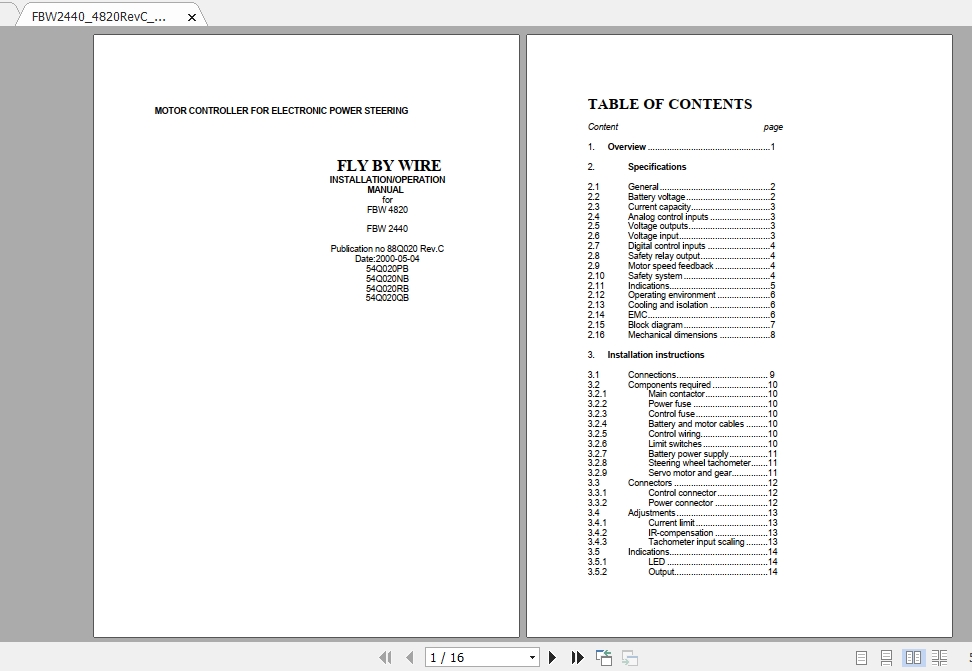 Mitsubishi Forklift OPB20S Service Manual 2
