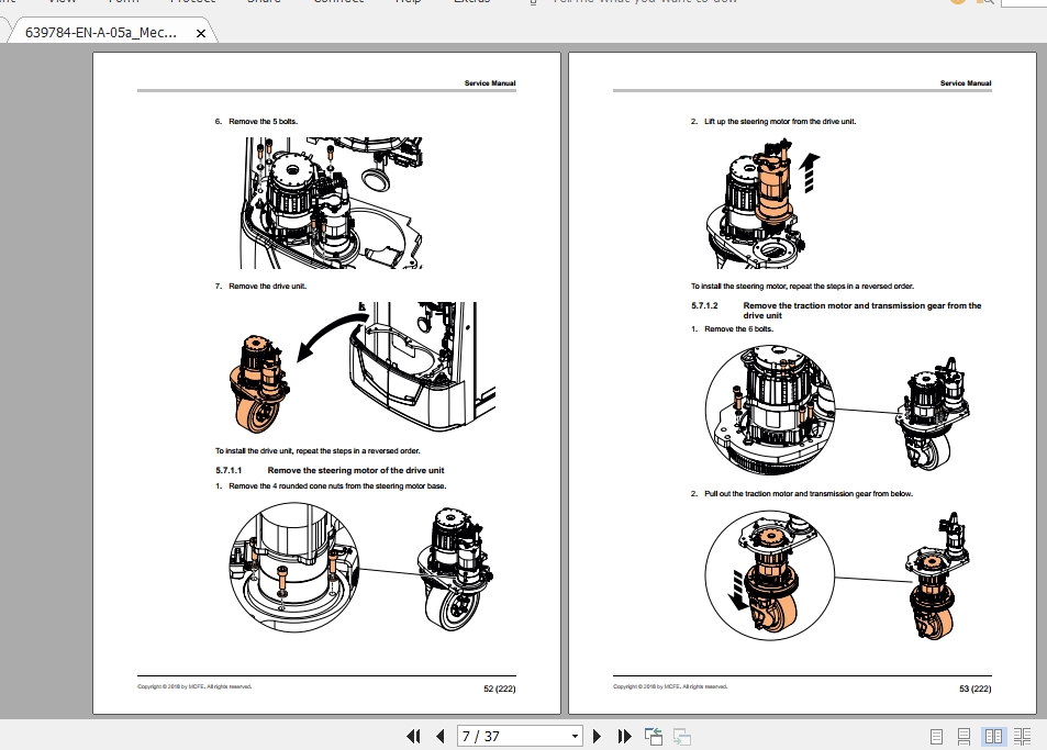 Mitsubishi Forklift OPB25N2P Service Manual 2