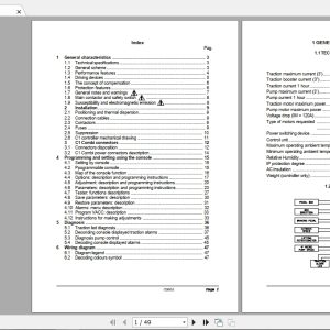 Mitsubishi Forklift OPBH08K Diagrams 1