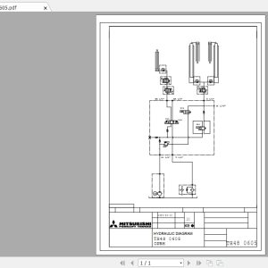 Mitsubishi Forklift OPBH10KC Diagrams 1