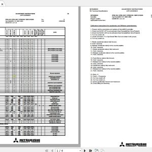 Mitsubishi Forklift OPBL10K Diagram 1
