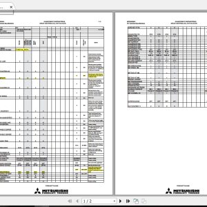 Mitsubishi Forklift OPBL10N Diagram User Manual 1