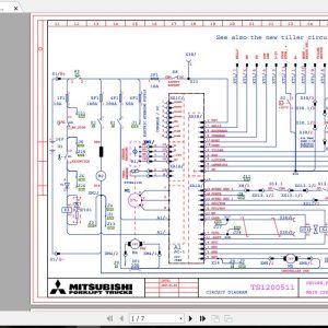 Mitsubishi Forklift PBV20N Manuals Diagram 1