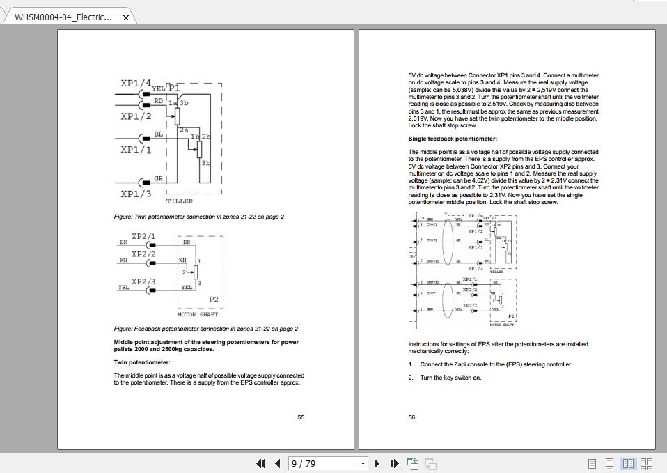 Mitsubishi Forklift PBV20N Manuals Diagram 2