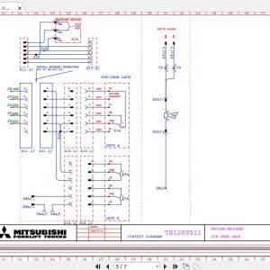 Mitsubishi Forklift PBV25NH Diagrams Manuals 1
