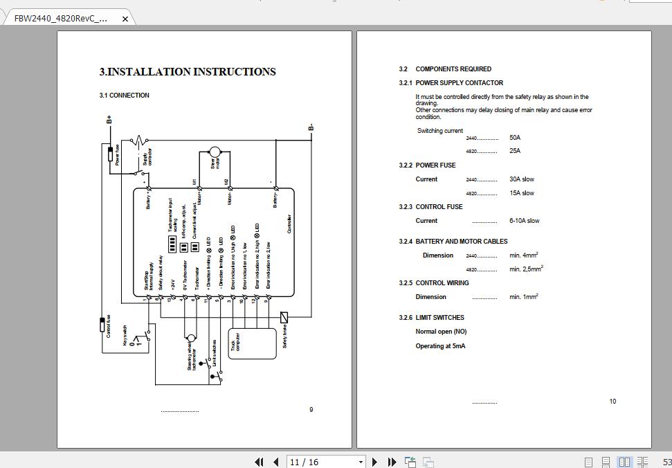 Mitsubishi Forklift SBR12K SBR20K Service Manual 2
