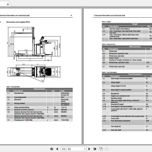 Mitsubishi Forklift SBV12PI SBV16PI Service Manual 1