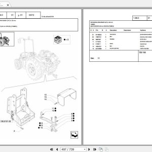 NEW HOLLAND TRACTOR TD5110 PARTS MANUAL 3