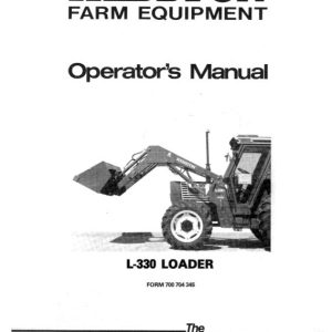 New Holand Hesston L 330 Loader Operators Manual06910255 1 1