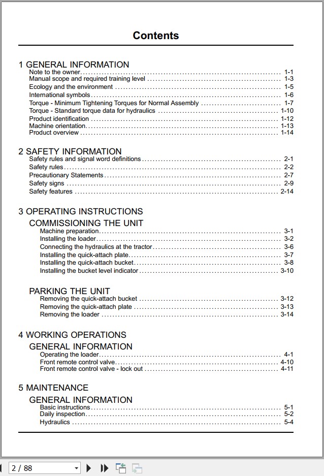New Holand Loader 140TL Operators Manual48070328 2