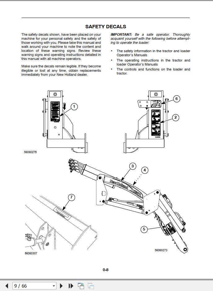 New Holand Tractor 230TL Operators Manual87541767 2
