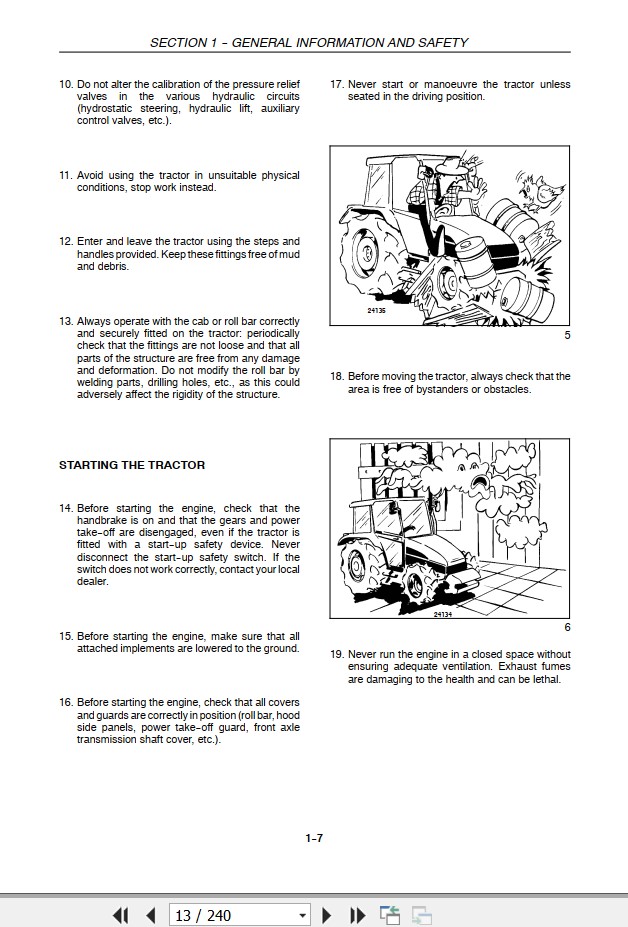 New Holand Tractor T475 Operators Manual84571289 3